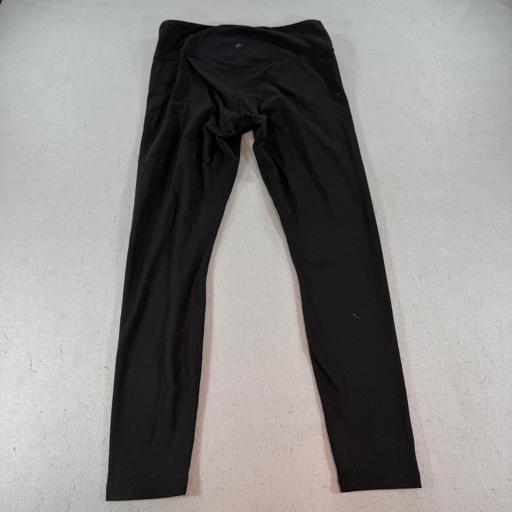 prAna Womens Black High Waisted Yoga Leggings Medium Athleisure